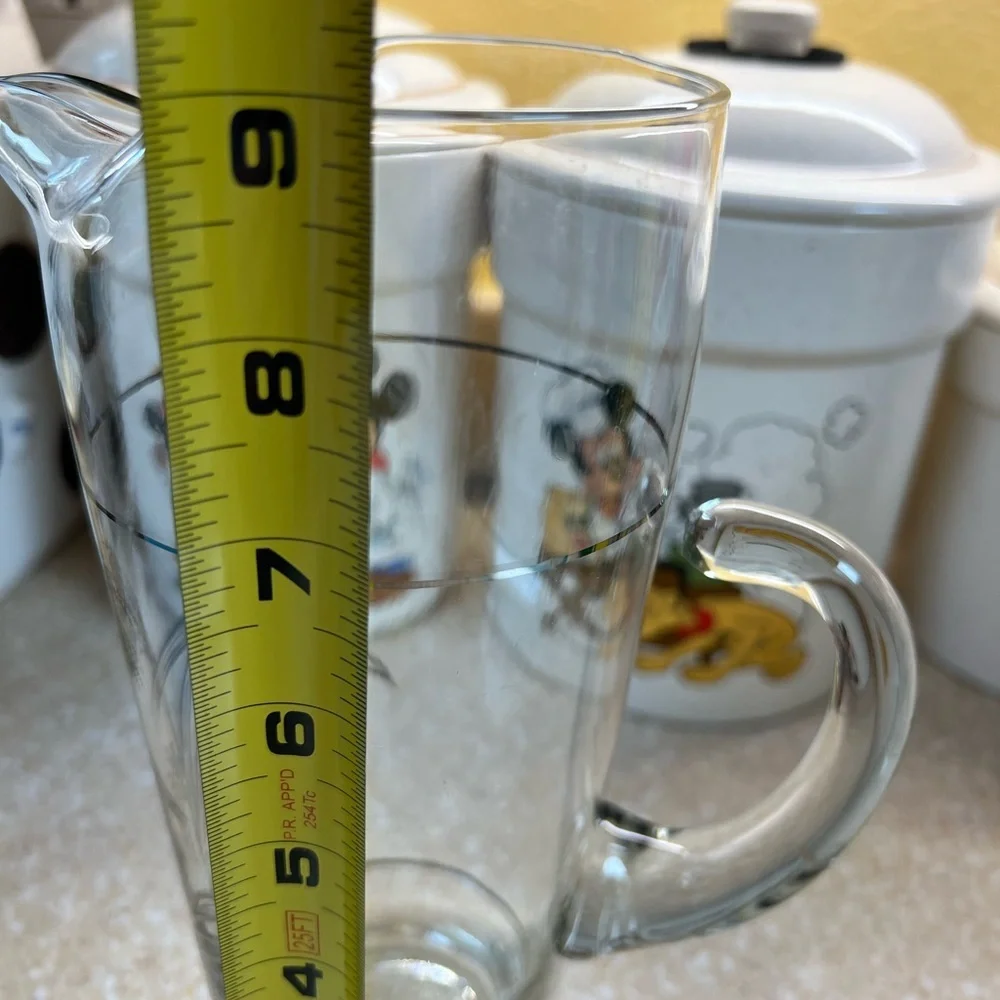 Vintage West Virginia cocktail Glass Pitcher MCM 1960’s 1970’s